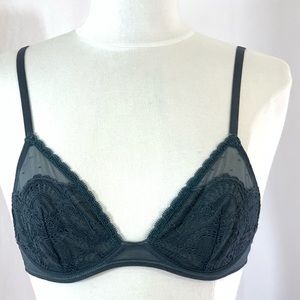 Free People Grey Underwire Triangle Bra